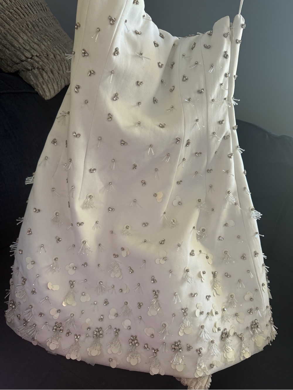 Simkhai White Embellished Women’s Dress